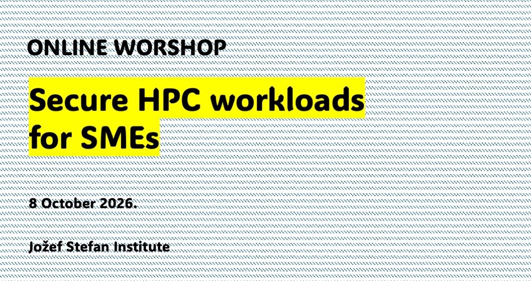 Secure HPC workloads for SMEs